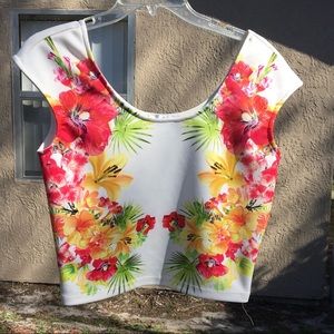 Floral crop top